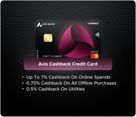 Axis Cashback Credit Card